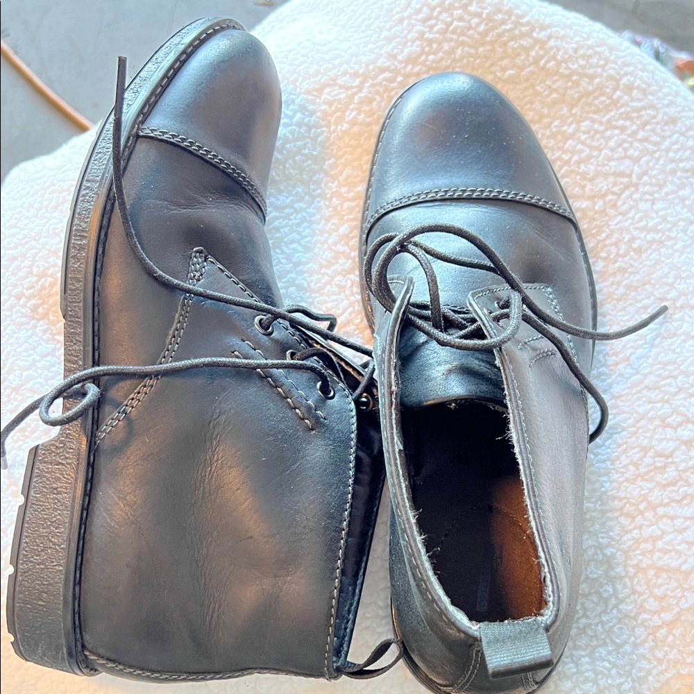 Clark’s Men's Black Leather Boots